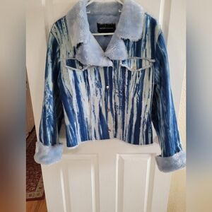 Vintage Moda International Faux Suede Jacket M